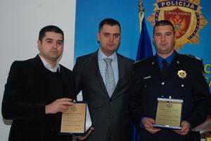 Nikšić: Zoran Backović i Vladimir Popović najbolji policijski...