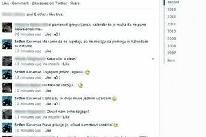 Kusovac na Tviteru uz "smajli" zaprijetio urednicima TV dnevnika