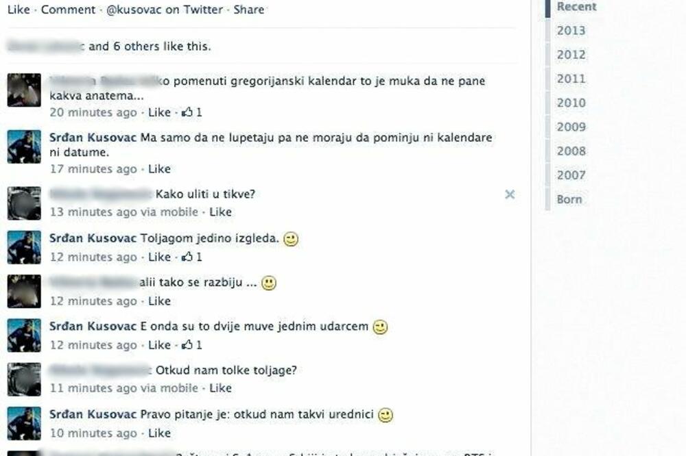 Srđan Kusovac, Twitter, Foto: Screenshot