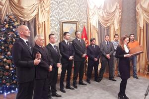 Orden crnogorske zastave II stepena za FK Lovćen