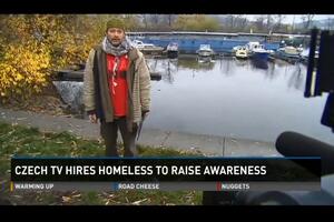 Češka: Beskućnici kao voditelji vremenske prognoze