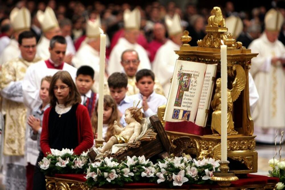 Božić u Bazilici svetog Petra u Rimu, Foto: Zimbio.com
