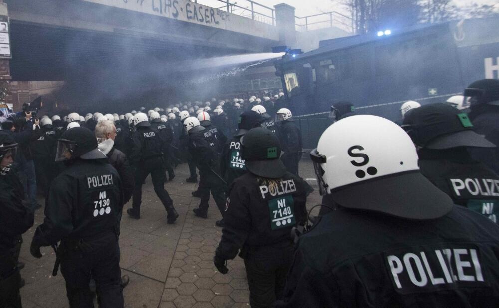 Hamburg, protest