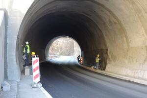 Pri kraju sanacija  tri tunela na putu Podgorica-Kolašin
