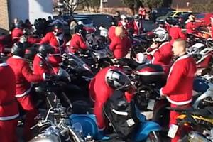Djeda Mrazevi na motorima spremaju poklone za djecu u Bijeloj