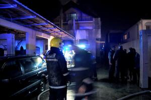 Podgorica: U požaru uništeno potkrovlje kuće
