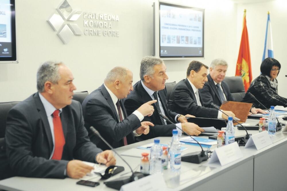 Milo Đukanović, privredna komora, Foto: Savo Prelević