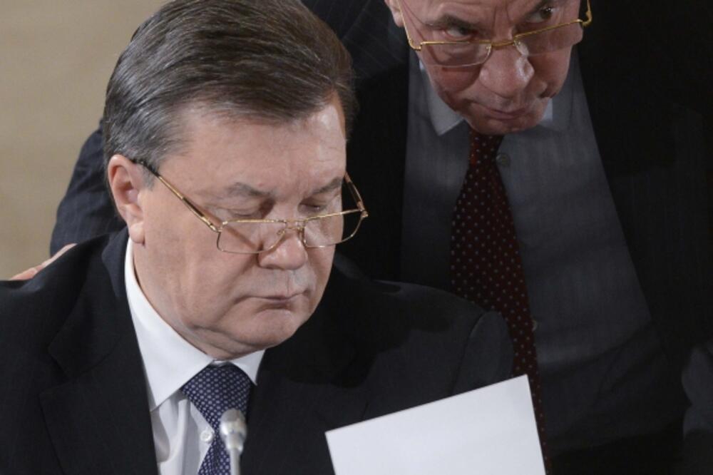 Janukovič i Azarov, Foto: Reuters