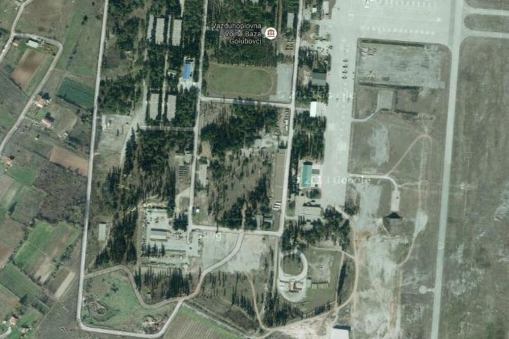 Vojni aerodrom Golubovci, Foto: Google