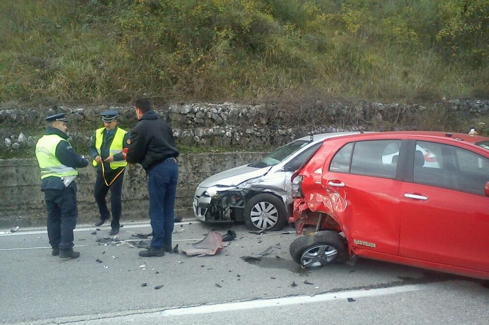 Nikšić, udes, Foto: Jelena Jovanović