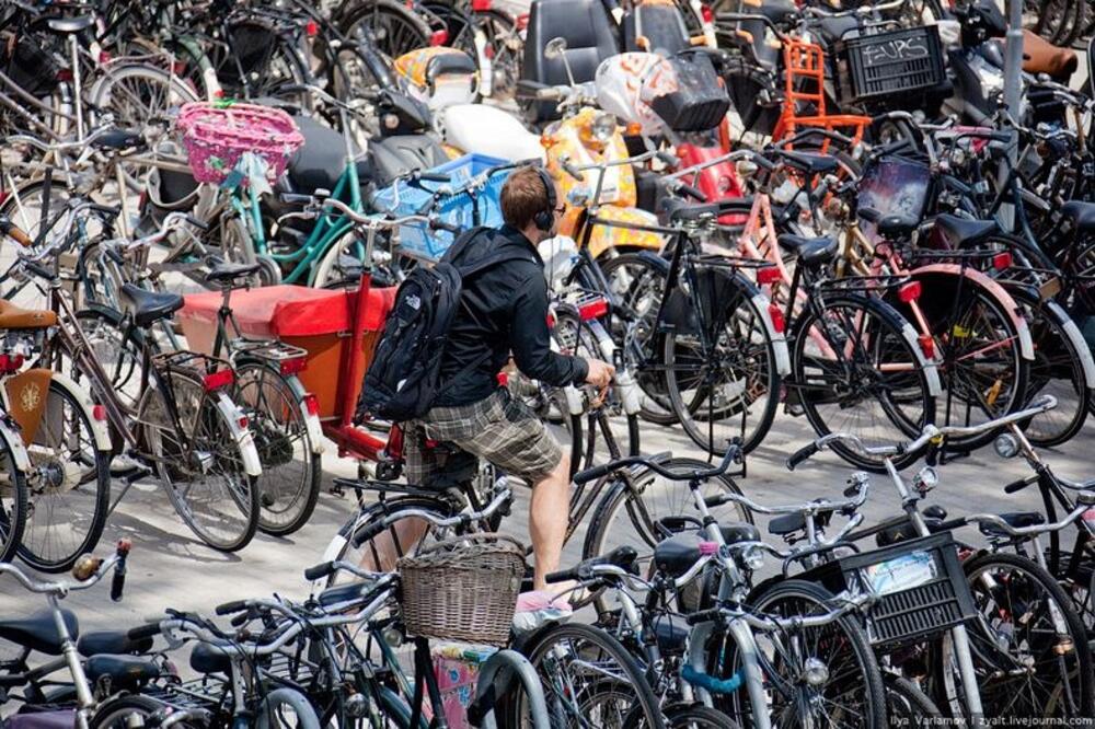 biciklisti, Amsterdam, Foto: Amusingplanet.com