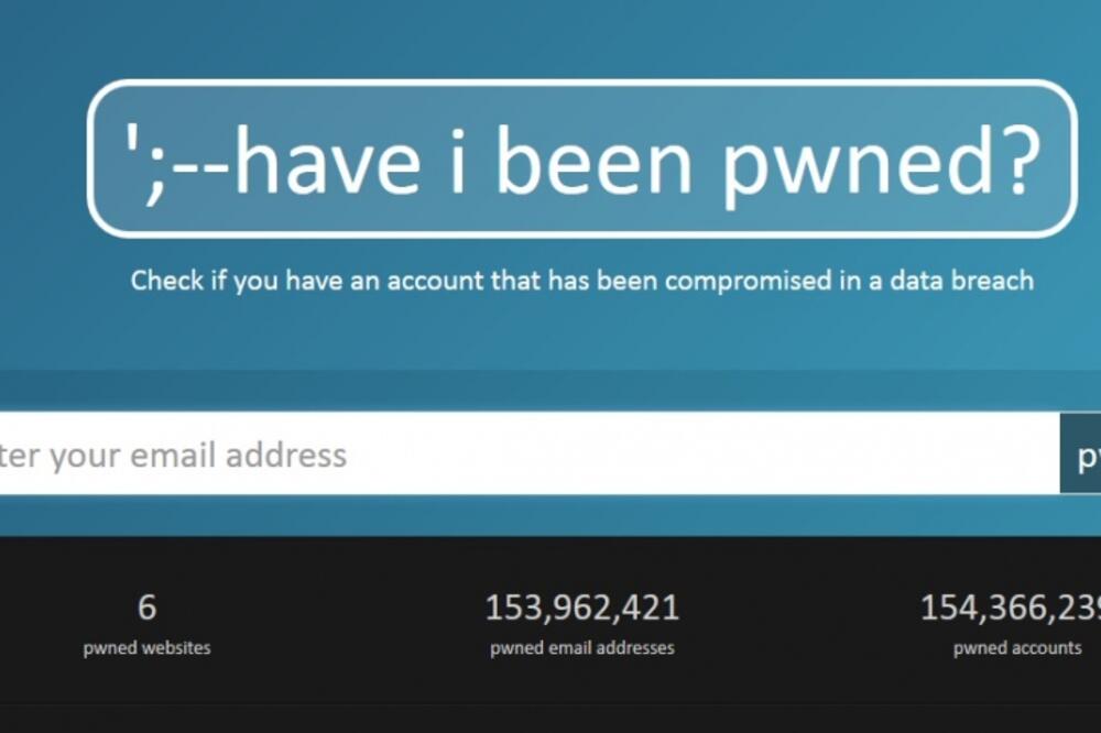 "Have I Been Pwned?“, Foto: Screenshot