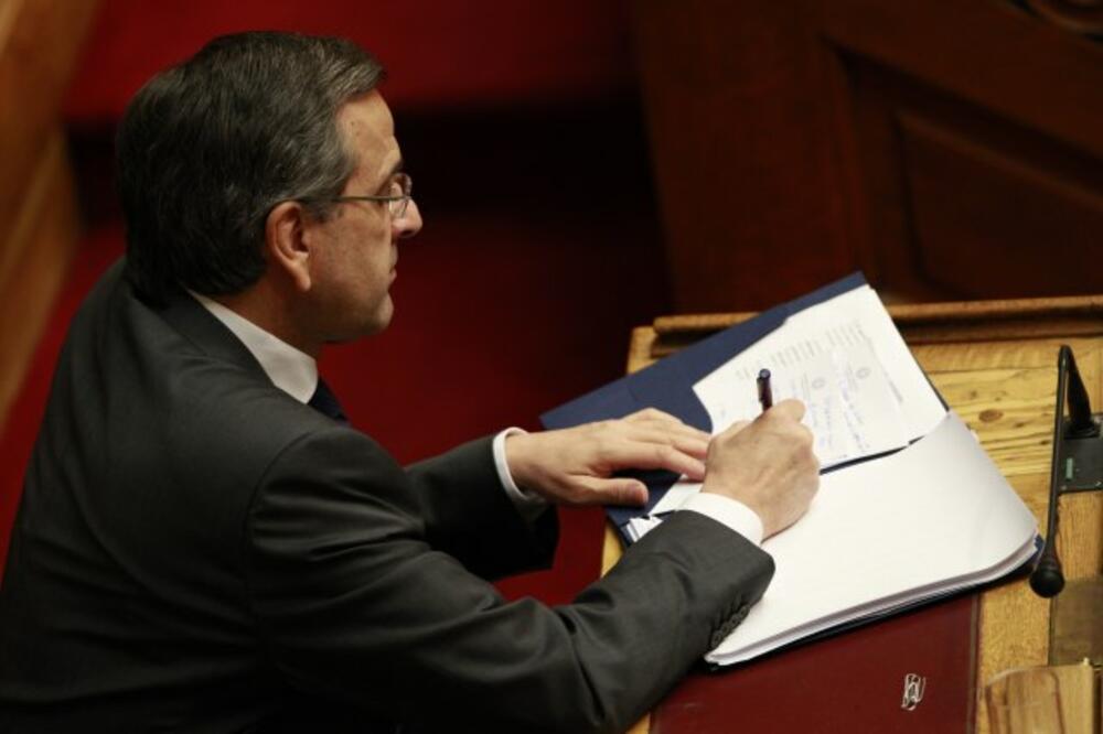 Grčki premijer Samaras, Foto: Beta/AP