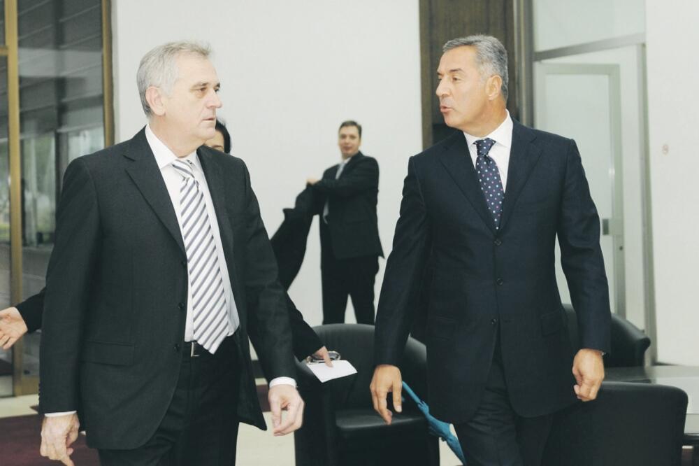 Tomislav Nikolić, Milo Đukanović, Foto: Savo Prelević