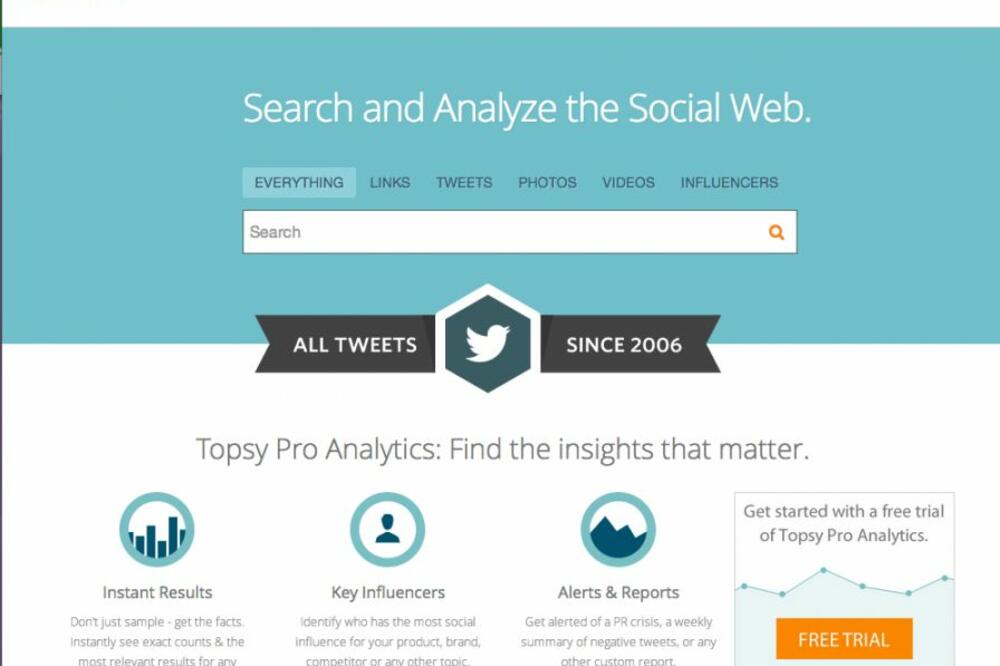 Topsy, Foto: Iphonesoft.fr