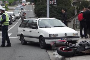 Kotor: U udesu lakše povrijeđen motociklista