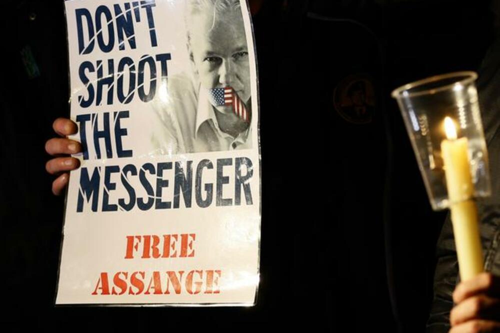 Džulijan Asanž, Foto: Beta/AP