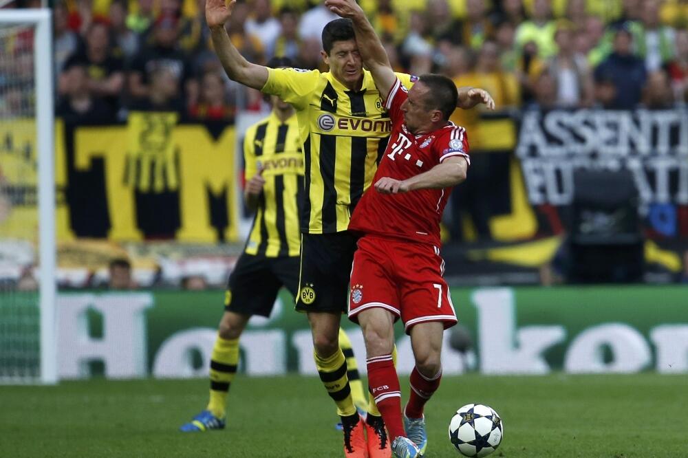 Frank Riberi i Robert Levandovski, Foto: Reuters