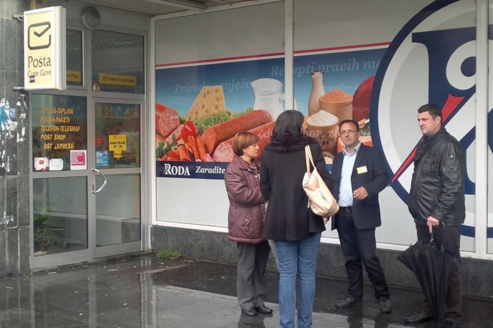 pljačka, pošta, Nikšić, Foto: Ivan Petrušić