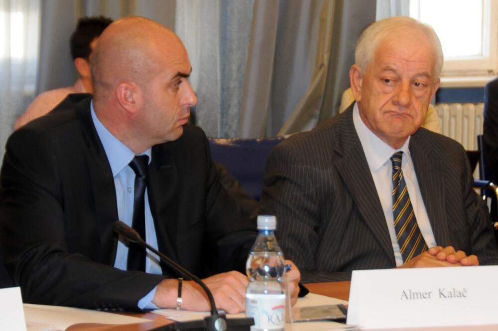 Almer Kalač, Mićo Orlandić, Foto: Arhiva "Vijesti"