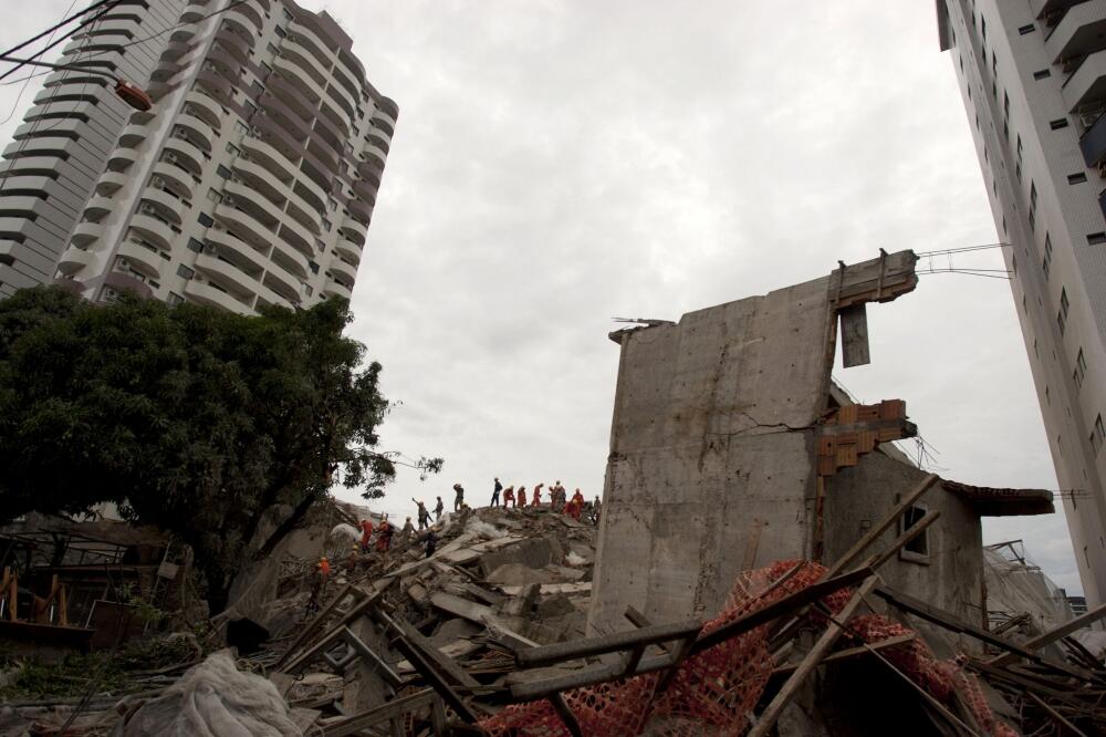 Brazil, srušena zgrada, Foto: Reuters