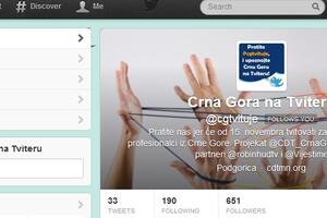 "Crna Gora na Tviteru" od večeras
