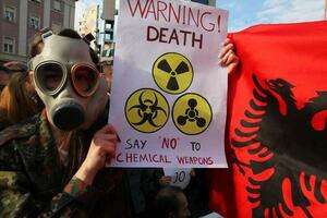Građani Albanije protiv uništavanja sirijskog oružja u Albaniji
