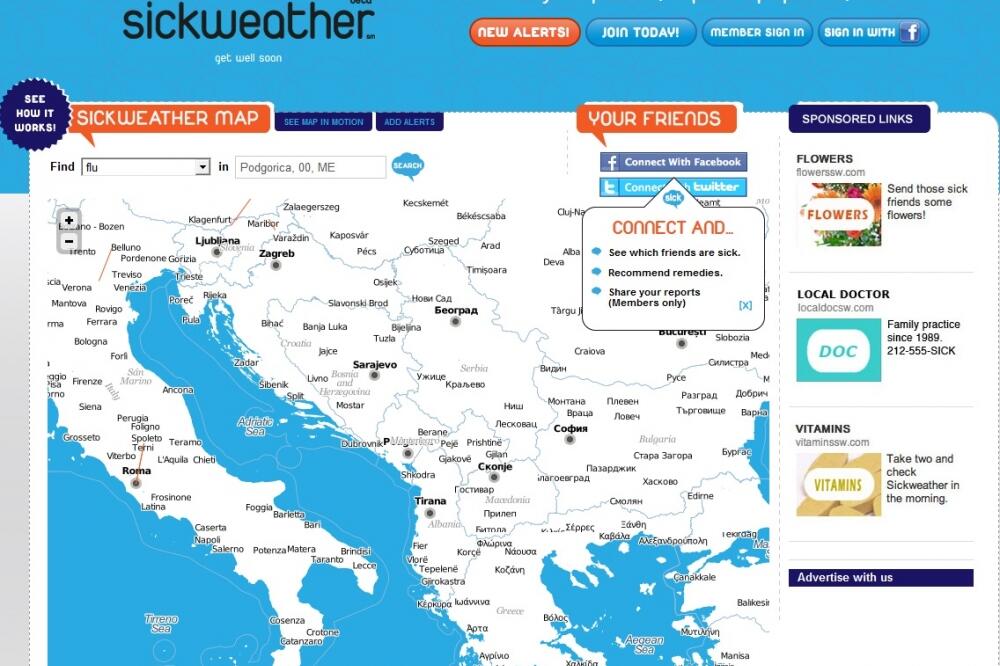 SickWeather, Foto: Screenshot (SickWeather)