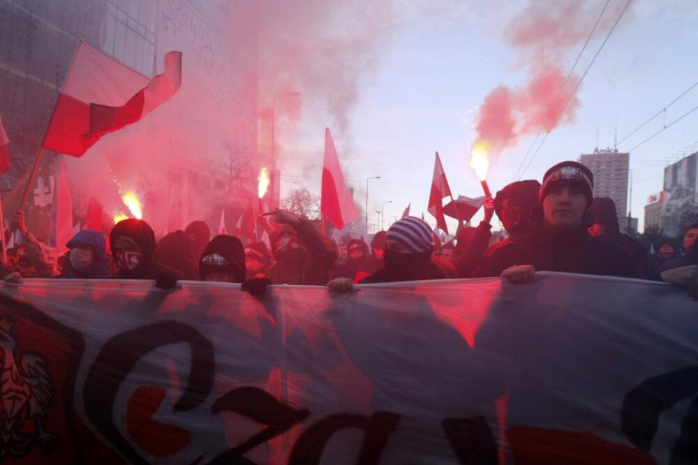 protest, Varšava, Foto: Rojters