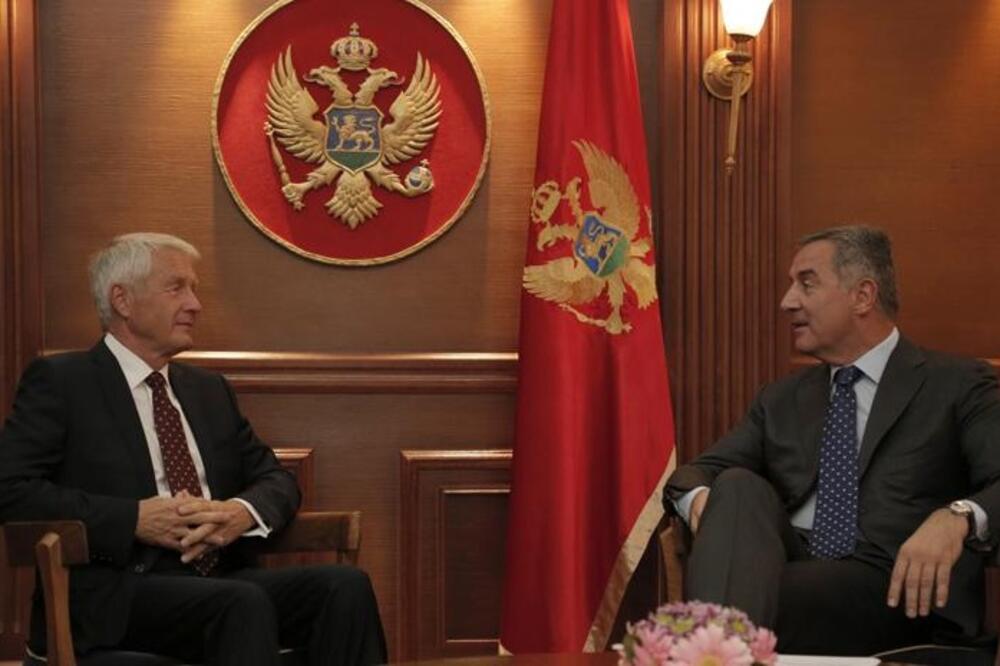 Milo Đukanović, Torbjorn Jagland, Foto: Predsjednik.gov.me