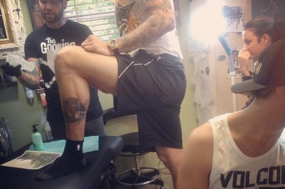 Nikola Peković tetovaža, Foto: Thatnbalotterypick.com