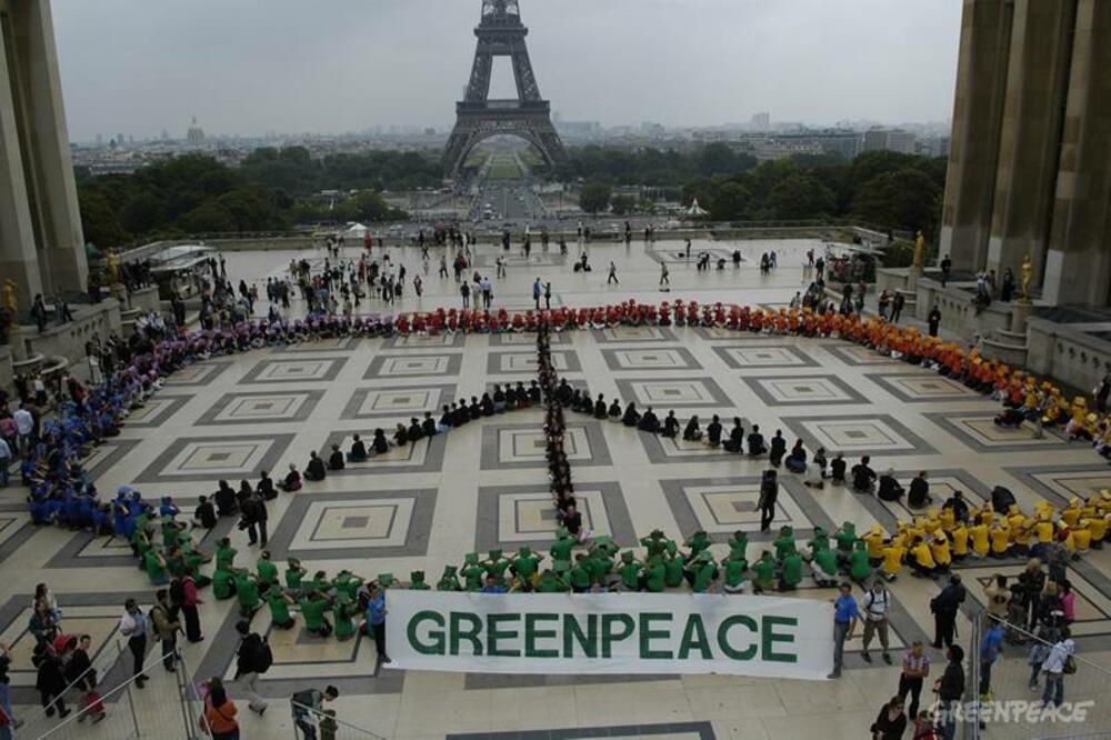Greenpeace u Parizu, Foto: Www.greenpeace.org