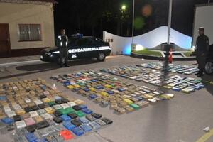 Argentina: Zaplijenjeno 587 kg kokaina