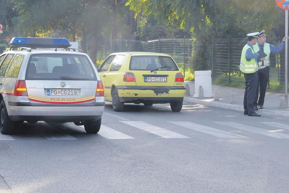 Podgorica udes, Podgorica policija, Foto: Luka Zeković