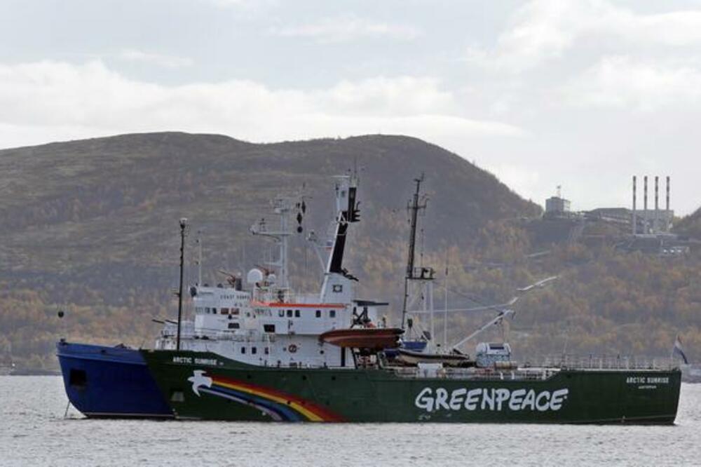 Arktik sanrajz, Grinpis, Foto: Beta/AP