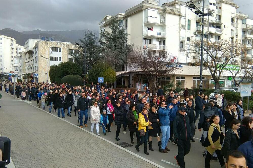 Sa protesta u Baru, Foto: Radomir Petrić
