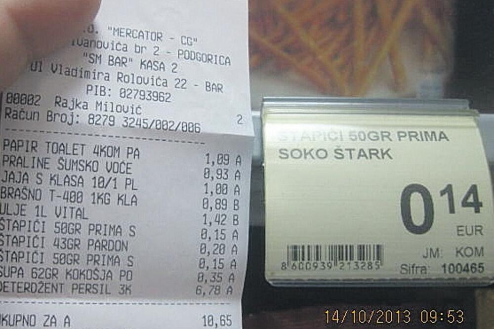 štapići, prodavnica, Foto: Čitalac Vijesti