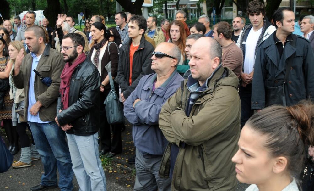 Sindikat medija, protest, novinari