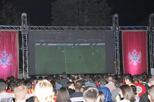 Nikšić: Organizovano javno praćenje meča Engleska - Crna Gora