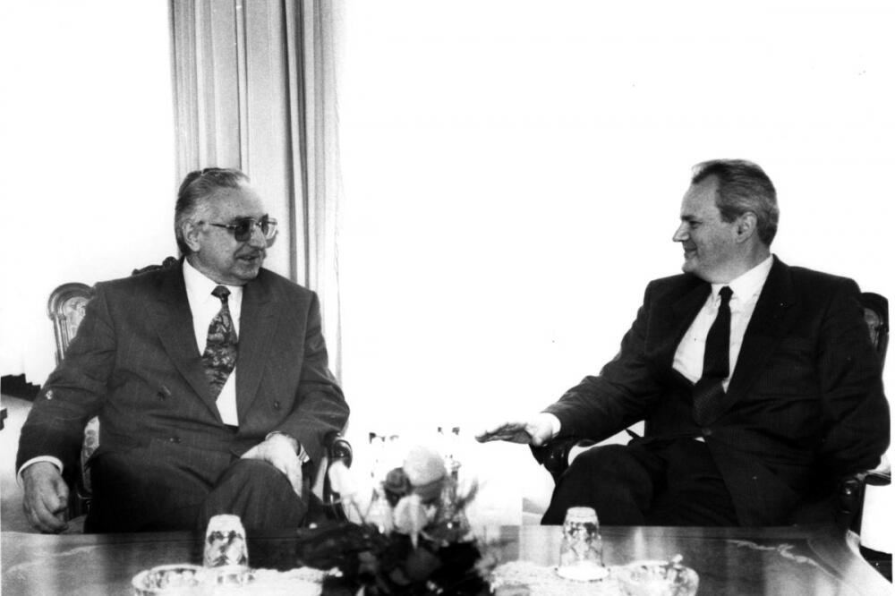 Franjo Tuđman, Slobodan Milošević, Foto: Rtvslo.si