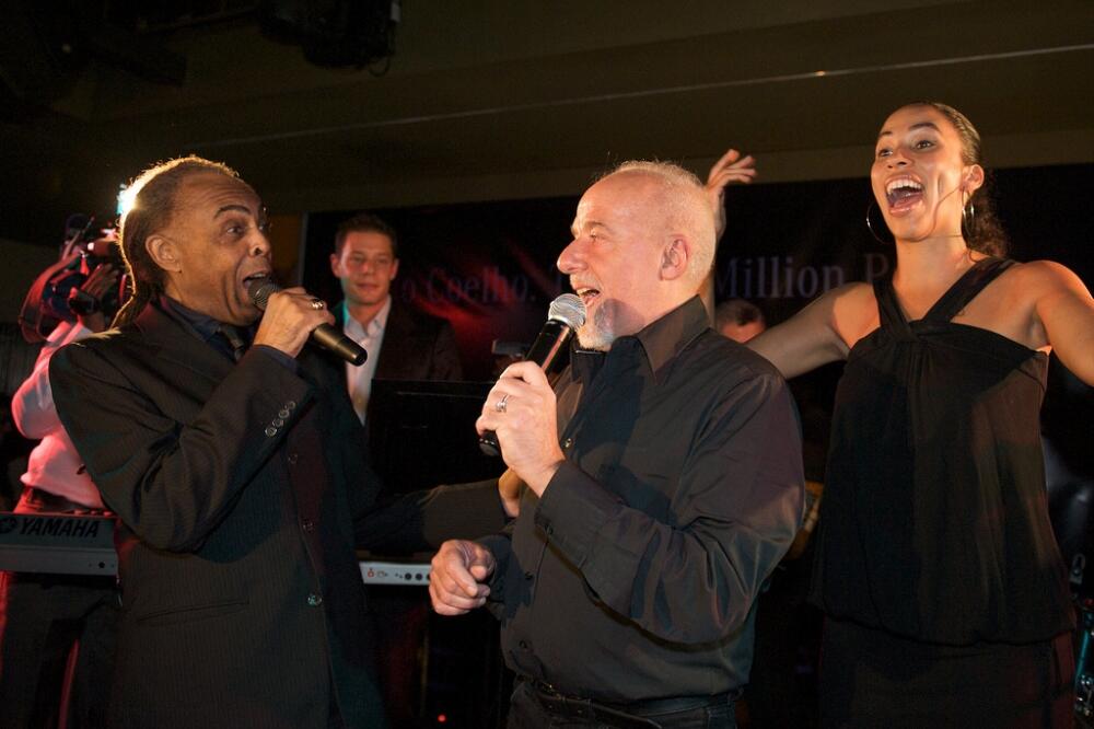 Žilberto Žil i Paolo Koeljo, Foto: Paulocoelhoblog.com