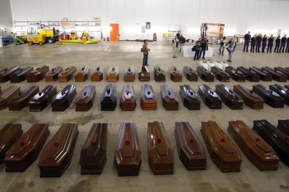 kovčezi Lampeduza, Foto: Reuters