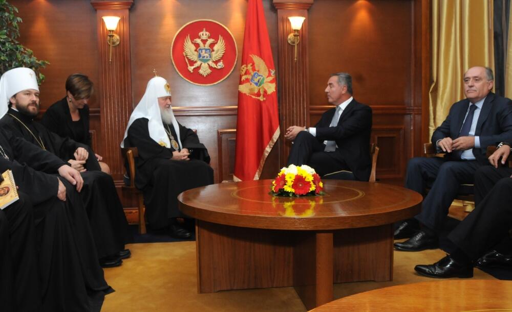 Milo Đukanović, patrijarh Kiril