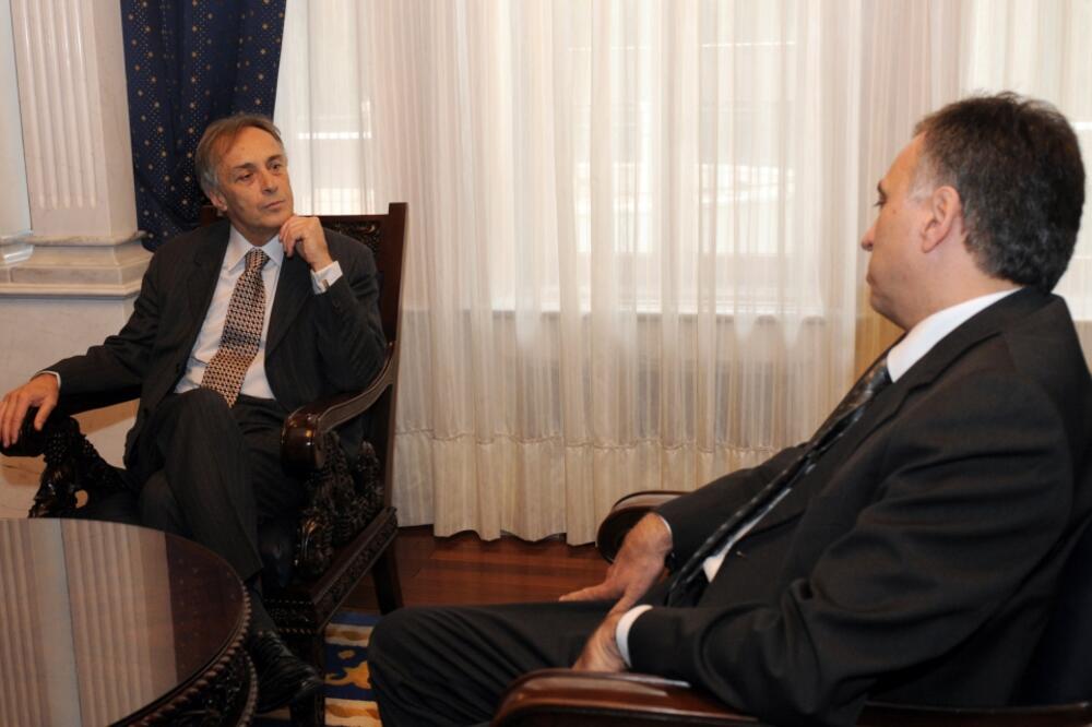 Miodrag Lekić, Filip Vujanović, Foto: Savo Prelević