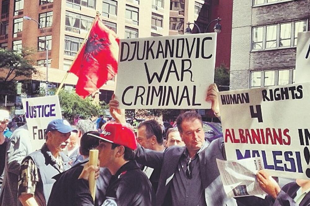 albanska dijaspora Njujork protest, Foto: Malesia.org