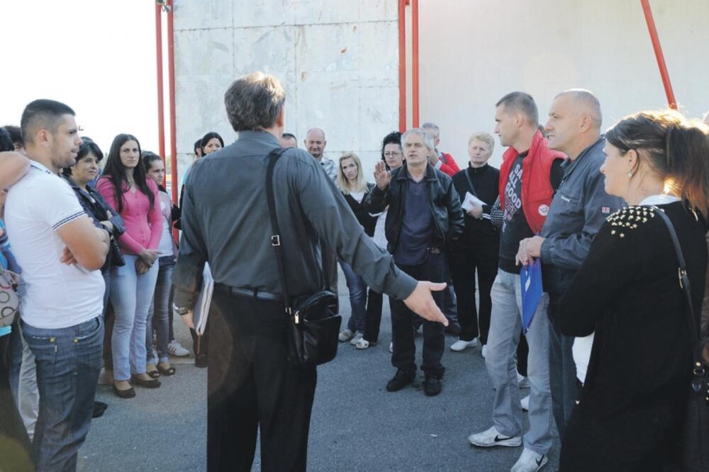 Albona štrajk, Foto: Savo Prelević