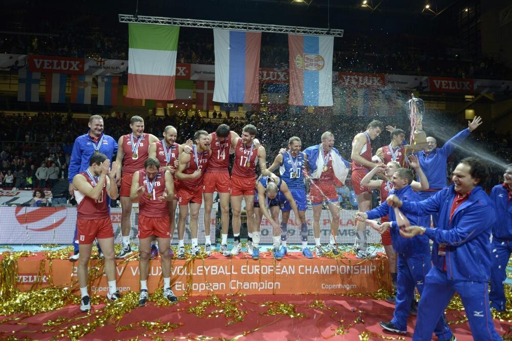 Odbojkaši Rusije, Foto: Www.cev.lu