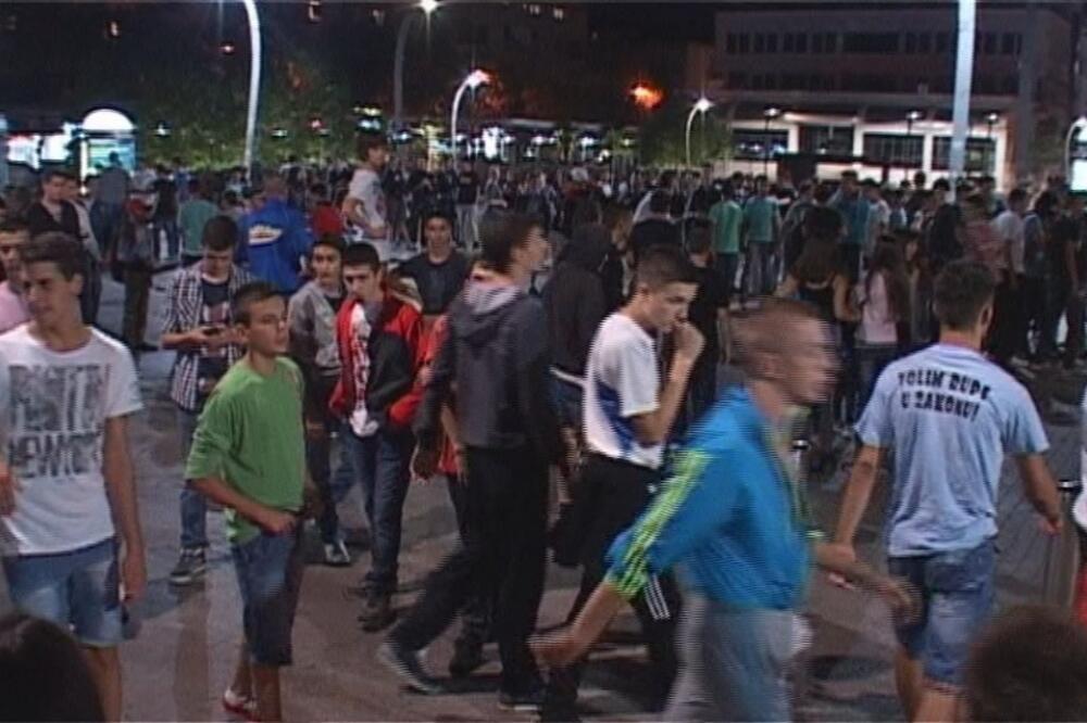 Podgorica, protest, homofobija, Foto: TV Vijesti