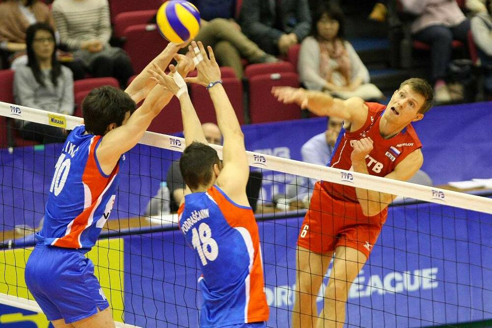 Srbija - Rusija, Foto: Www.fivb.ch