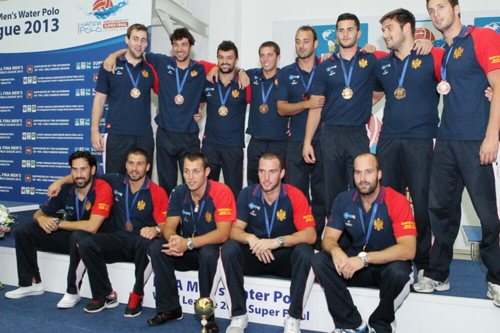 Crnogorski vaterpolisti, Foto: Waterpolo2013.ru